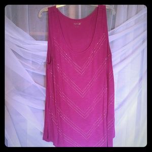Pink T-blouse, fancy